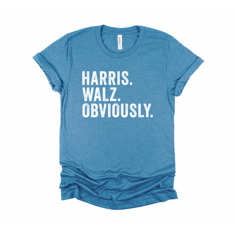 Harris Walz Obviously Adult Unisex Tee