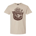 Ready To Ship - Resist Smokey Adult Unisex Jerzees Dri-Power Sandstone Tee