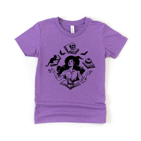 Bookish Witch Adult and Youth Unisex Tee