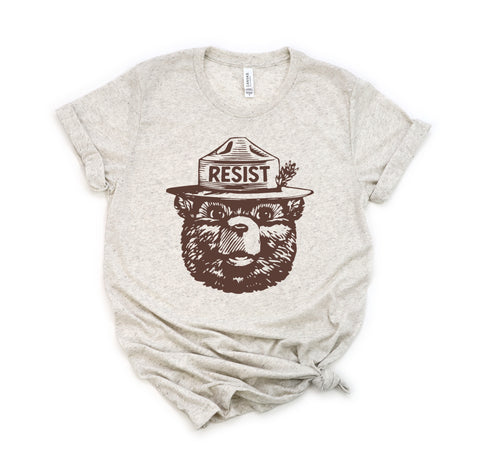 Resist Smokey Youth and Adult Unisex Tee
