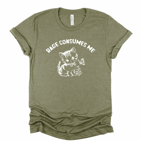 Rage Consumes Me Adult Unisex Tee