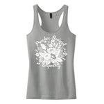 Ready To Ship - Women’s 4XL Practice Radical Empathy Frost Gray District Tank