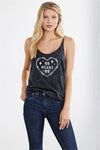 Ready To Ship - No Means No Women’s Bella Canvas Mineral Wash Slouchy Tank