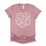 Ready To Ship - Social Justice Is My Love Language Adult Unisex XS Bella Canvas  Heather Orchid Tee