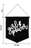 Girl Power Pennant Flag